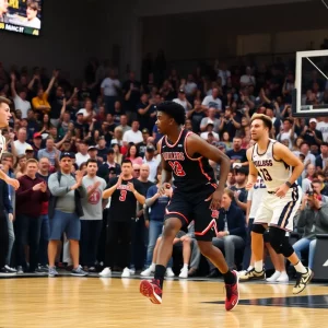 MTSU Blue Raiders playing against WKU Hilltoppers