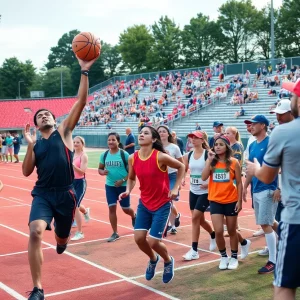 Sports events at Western Kentucky University including basketball and track