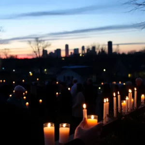 Community memorial for overdose victim