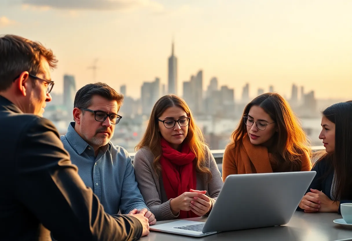 Bowling Green residents discussing online safety