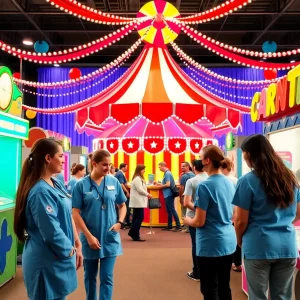 Carnival-themed skills fair for certified nursing assistants