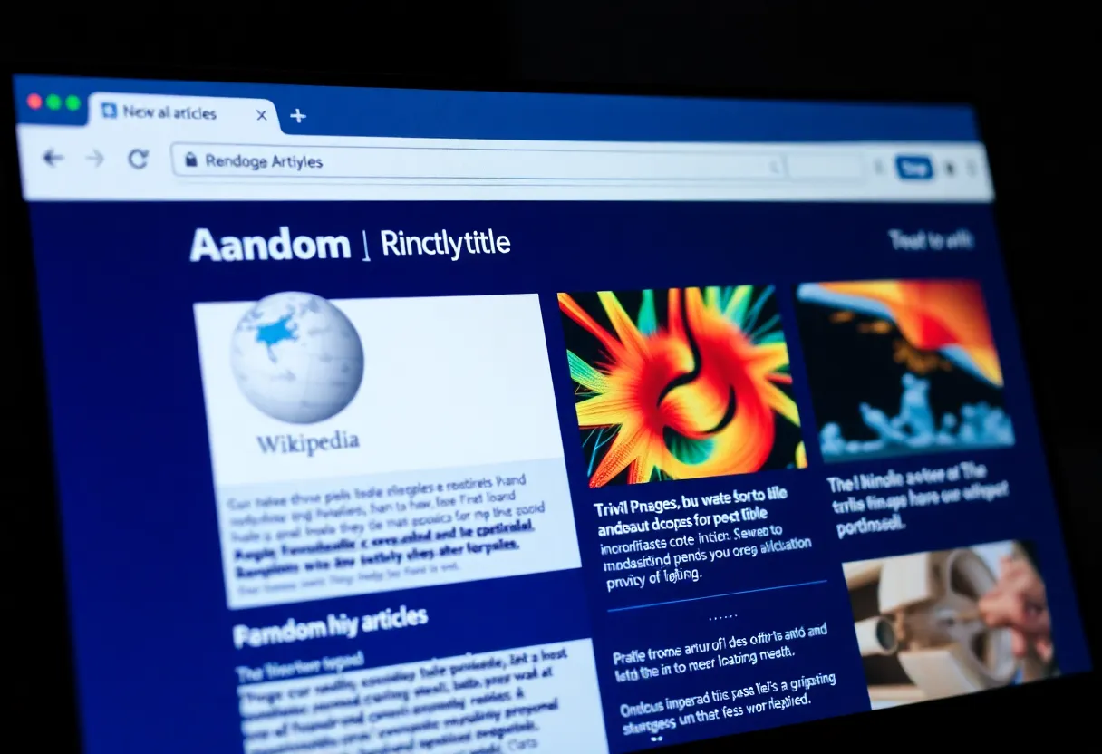 Screenshot of WikiTok app displaying interesting trivia