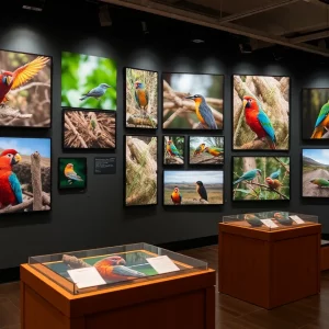 Gallery showcasing wildlife photography focused on birds.
