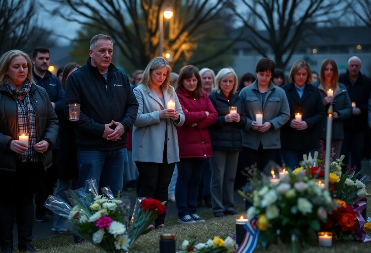 Candlelight vigil for Jamarco Dye