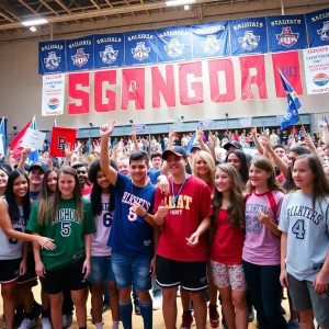 Celebration of high school athletes signing national letters of intent
