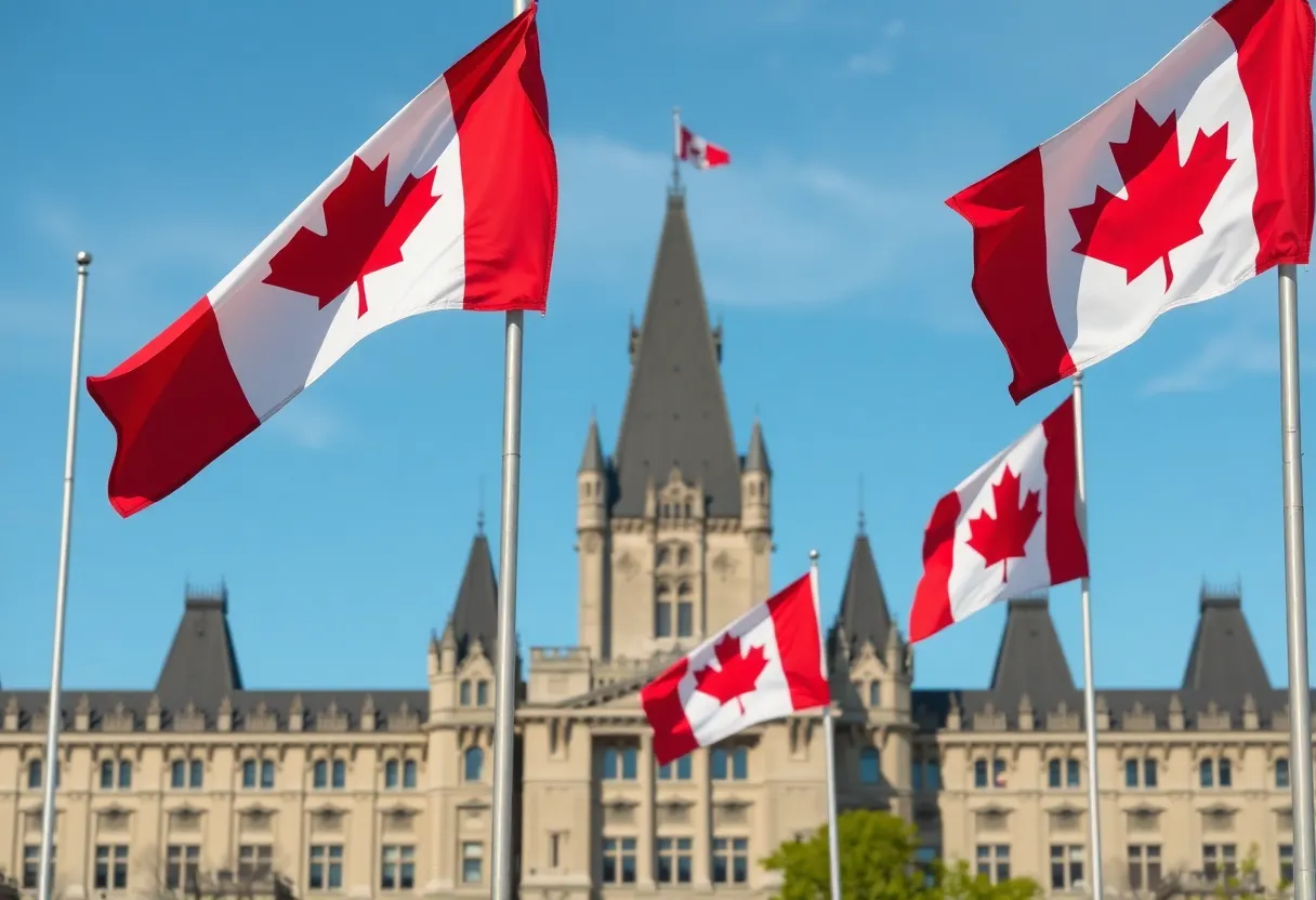 Scenic view of Canada's Parliament Building