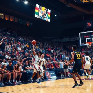 Kentucky Wildcats in action during a basketball game
