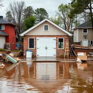 Closed community recovery center in Warren County after flooding