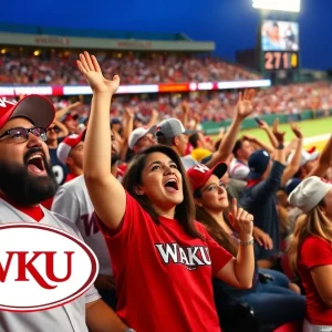 WKU Athletics supporters at a sports event