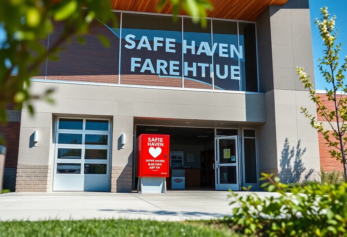 Safe Haven Baby Box at Bowling Green Fire Station