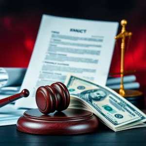 Abstract representation of financial crime