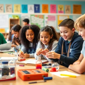 Students participating in STEM activities at Gatton Academy