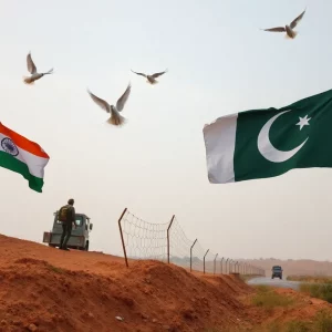 Peace declaration between India and Pakistan