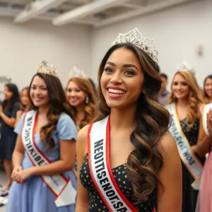 Contestants preparing for the Miss Kentucky Competition at SKyPAC