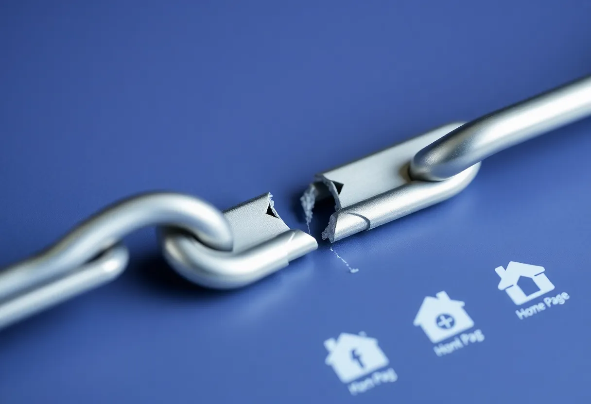 Illustration showing navigation options for a page not found error