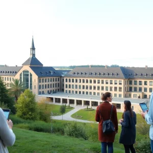 Students conducting research in a German laboratory