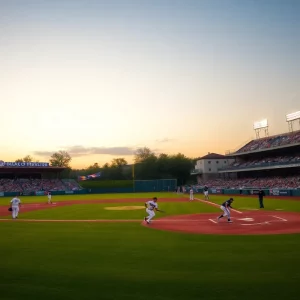Western Kentucky University Baseball game in action
