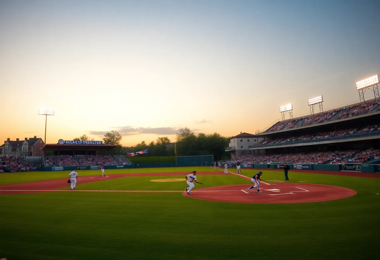 Western Kentucky University Baseball game in action
