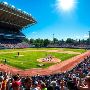Western Kentucky University baseball game with track events