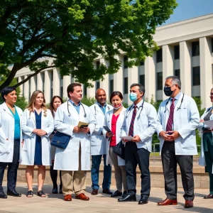 NIH employees advocating for public health research