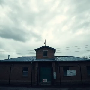 Prison execution scene symbolizing justice and emotional conflict