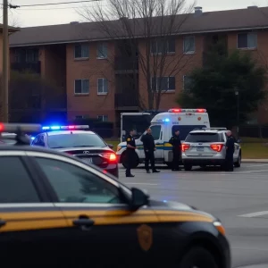 Police responding to a threat in Bowling Green, Kentucky