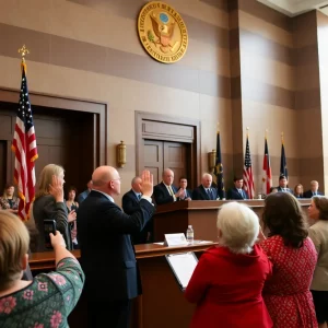 Swearing-in ceremony for the U.S. Attorney in Kentucky