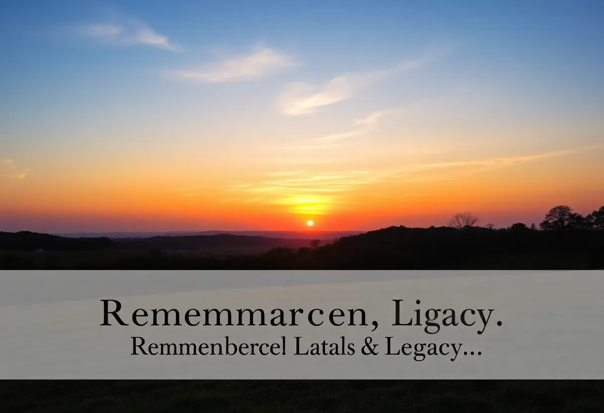 A peaceful sunset over a Kentucky landscape