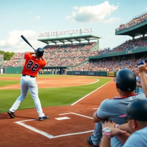 Bowling Green Hot Rods baseball team during a match