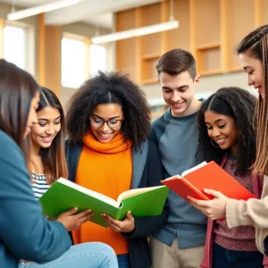 Diverse students at the Gatton Academy engaged in a collaborative learning environment