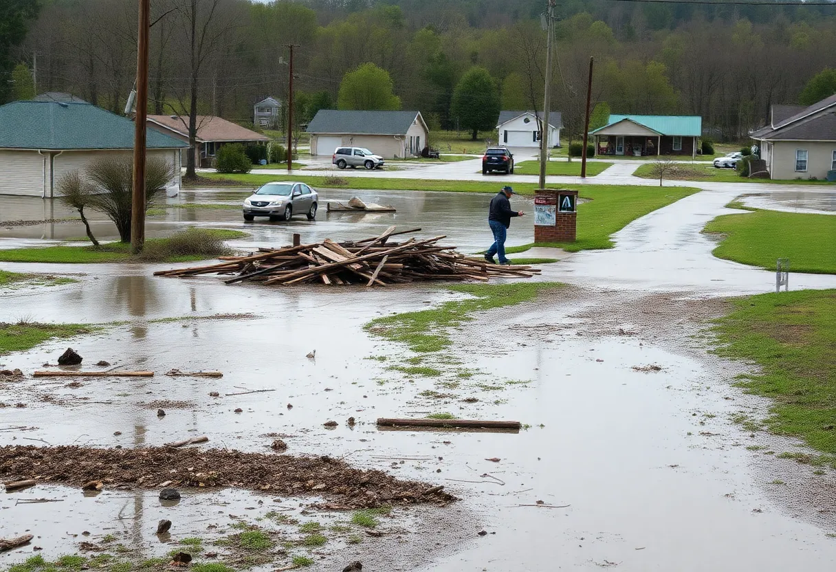Kentucky residents affected by severe weather seeking assistance.