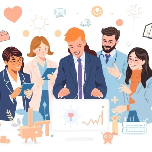 Professionals collaborating on technology innovations in Kentucky