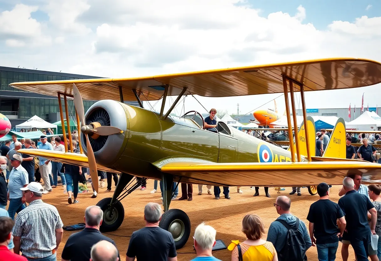 1929 Curtiss Robin aircraft displayed at AirVenture event