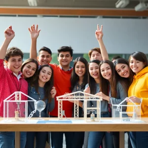 WKU ASCE team celebrating their success at the national championship