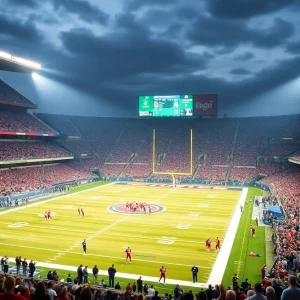 College football game featuring Sam Houston Bearkats and Western Kentucky Hilltoppers