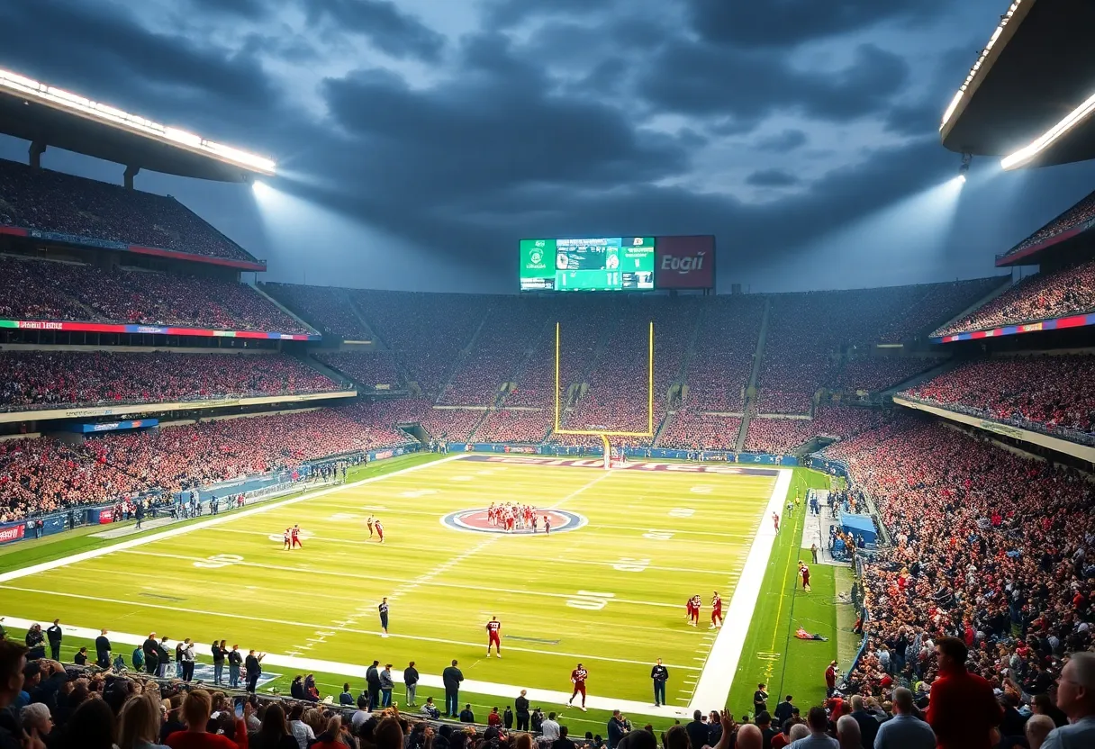 College football game featuring Sam Houston Bearkats and Western Kentucky Hilltoppers