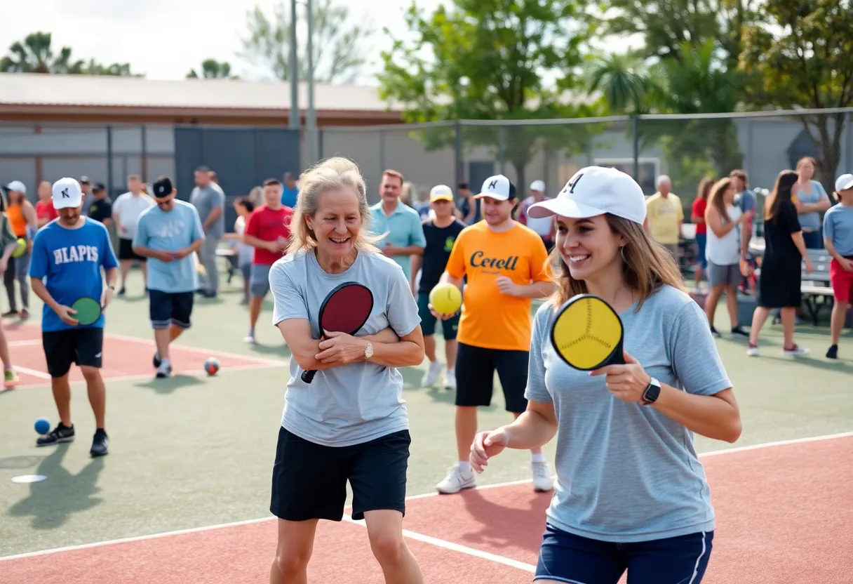 Participants engaging in various sports during Bowling Green's adult sports leagues