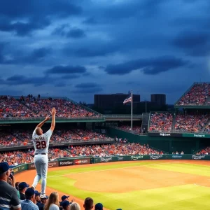Baseball game at Bowling Green Ballpark
