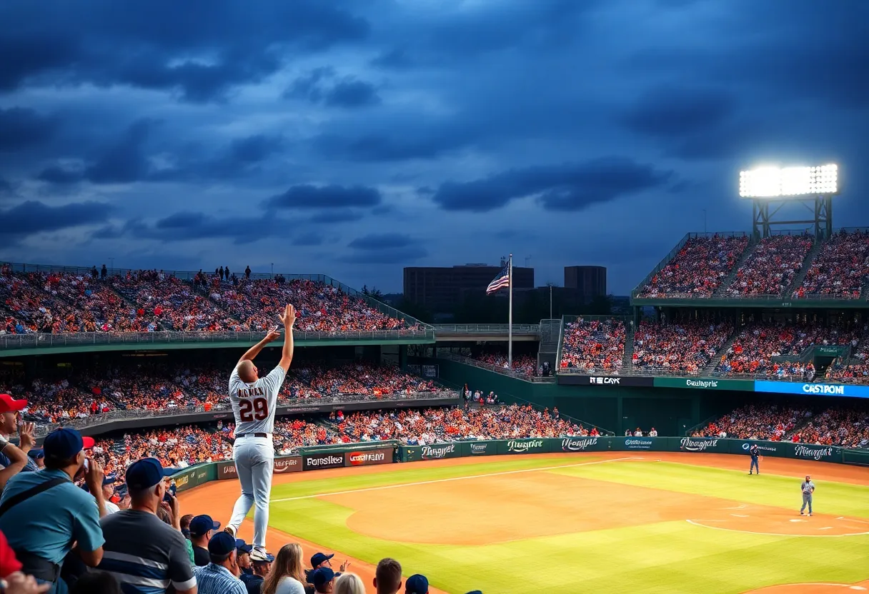 Baseball game at Bowling Green Ballpark