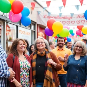Community members celebrating the 90th anniversary of the Bowling Green Area Chamber of Commerce