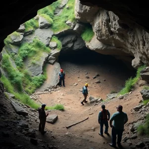 Emergency response teams at the scene of a chemical leak investigation in Bowling Green.