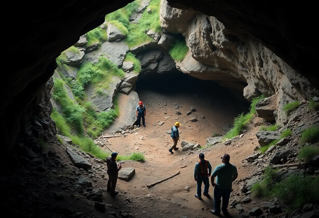 Emergency response teams at the scene of a chemical leak investigation in Bowling Green.