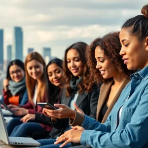 Residents participating in an AI-powered town hall in Bowling Green, Kentucky