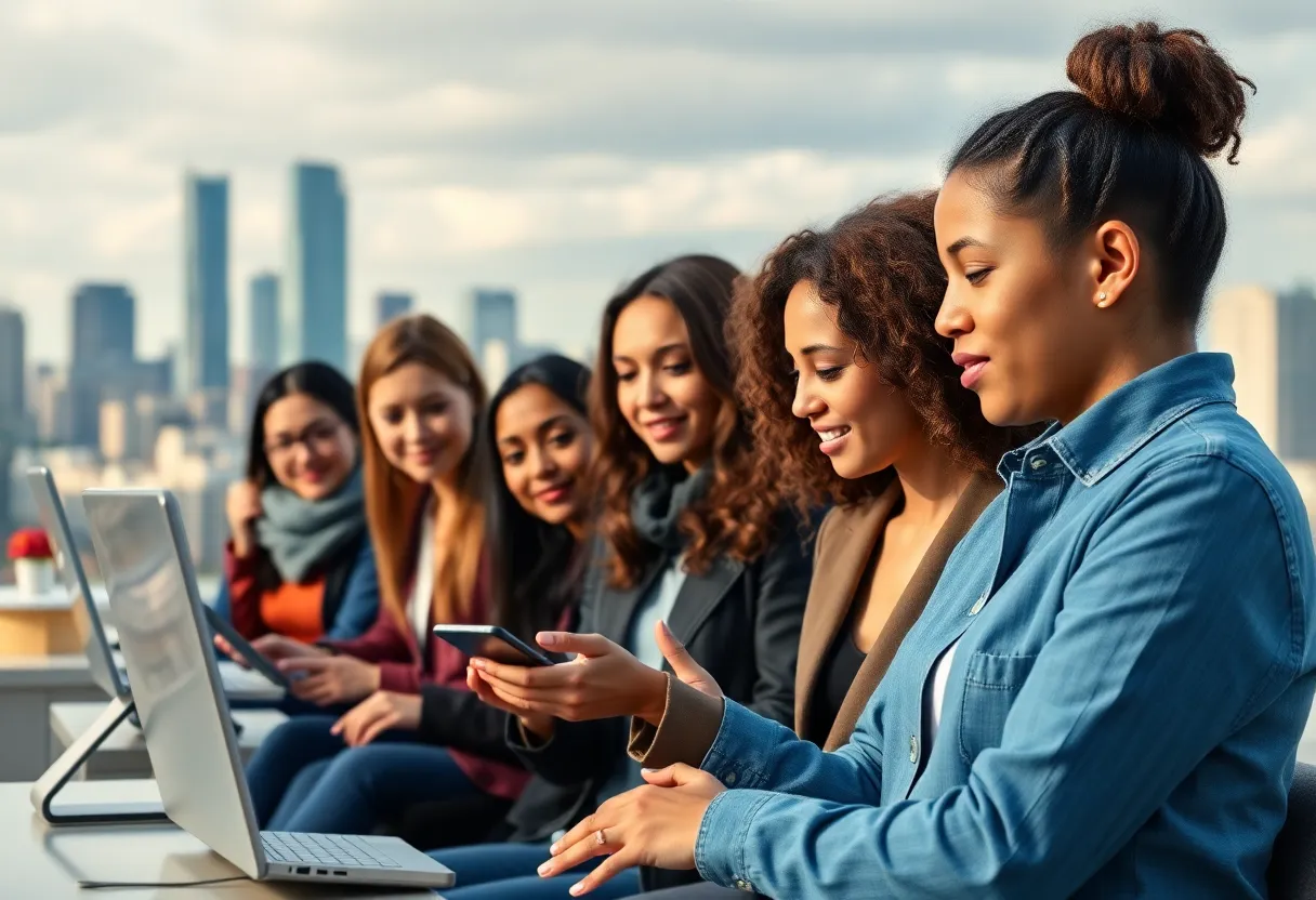 Residents participating in an AI-powered town hall in Bowling Green, Kentucky