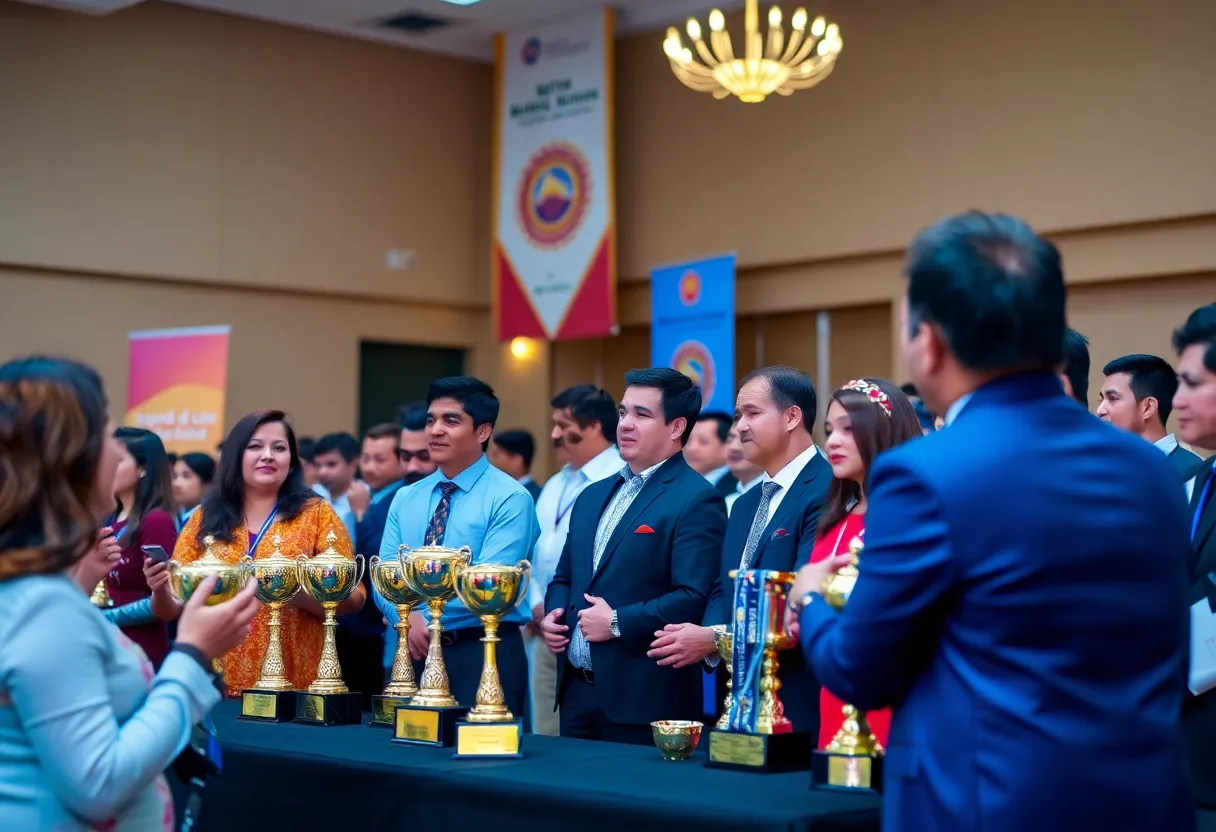 Award ceremony for Civil Air Patrol members