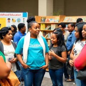 Community event promoting early childhood education