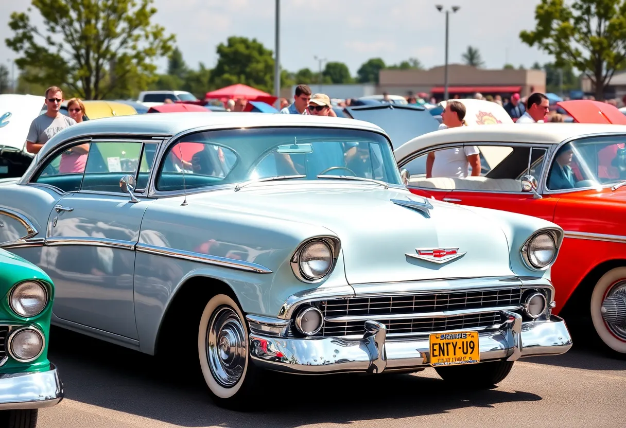 Classic Chevrolets at the Tri-Five Nationals Car Show