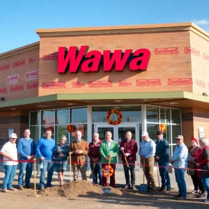 Construction site of Wawa in Bowling Green, Kentucky