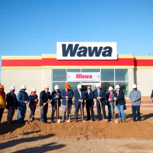 Groundbreaking ceremony for Wawa store in Bowling Green KY