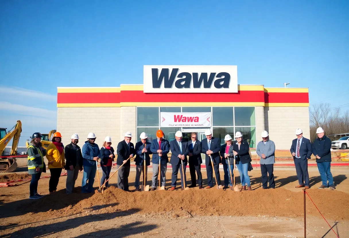 Groundbreaking ceremony for Wawa store in Bowling Green KY